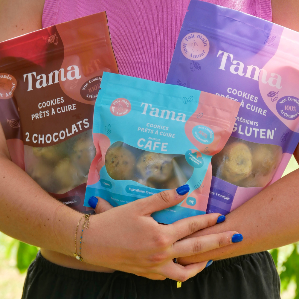 Ready to bake cookies - Double chocolates