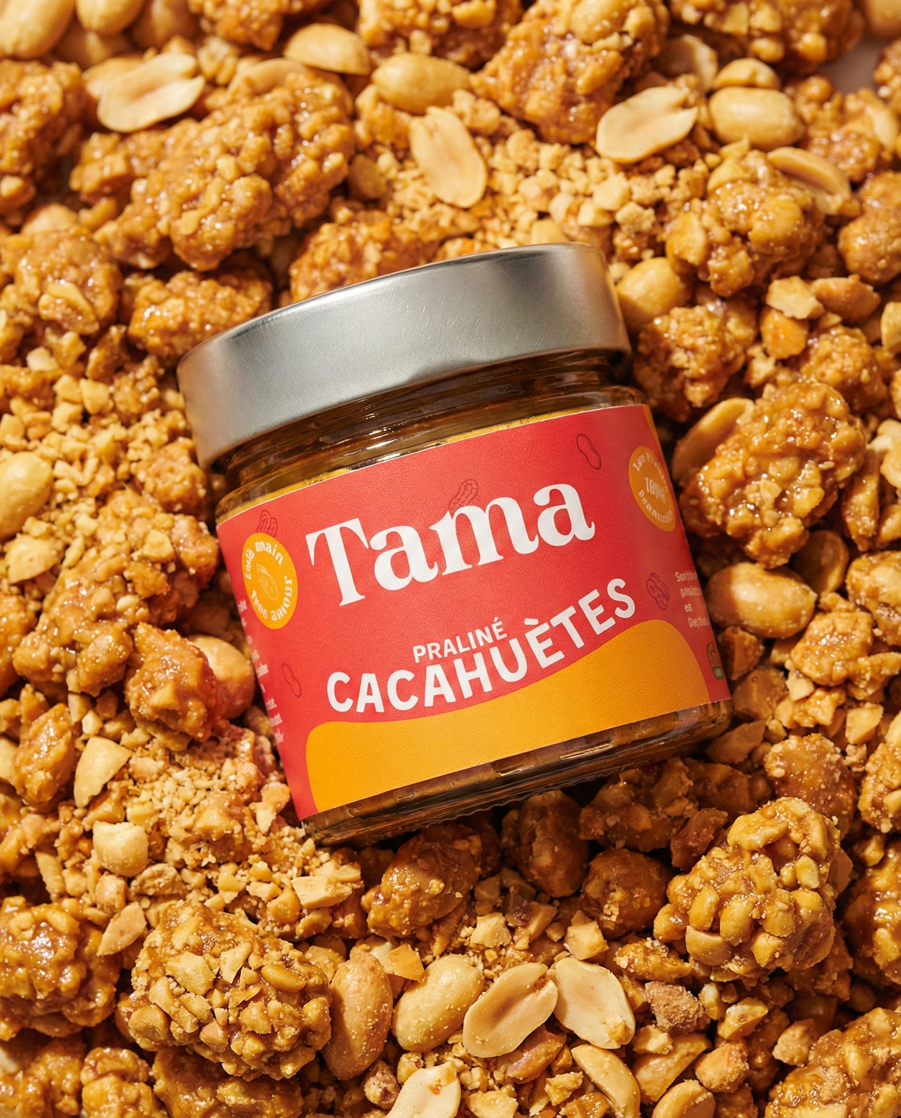 Pots de praliné Cacahuètes