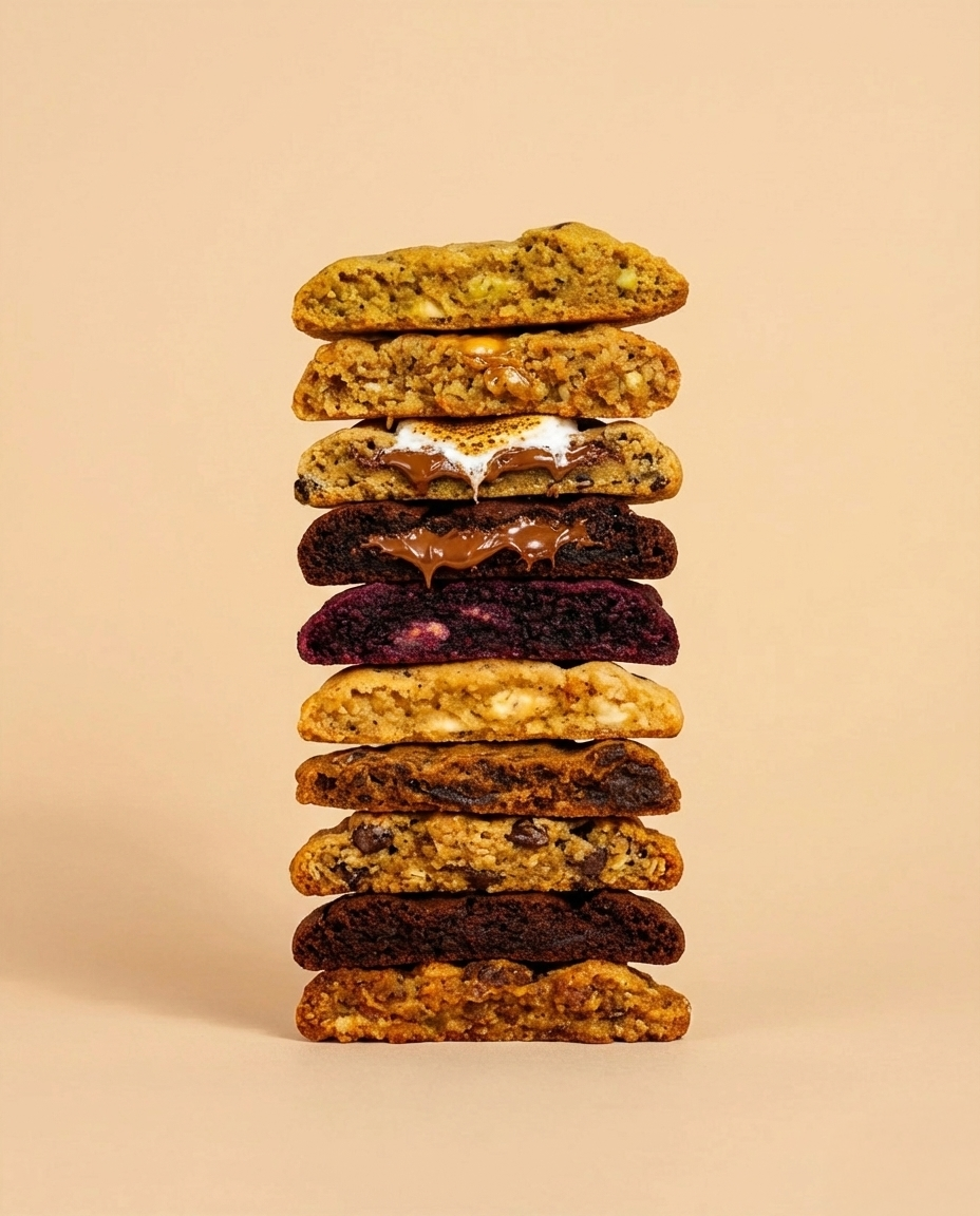 Ready to bake cookies - Hazelnuts