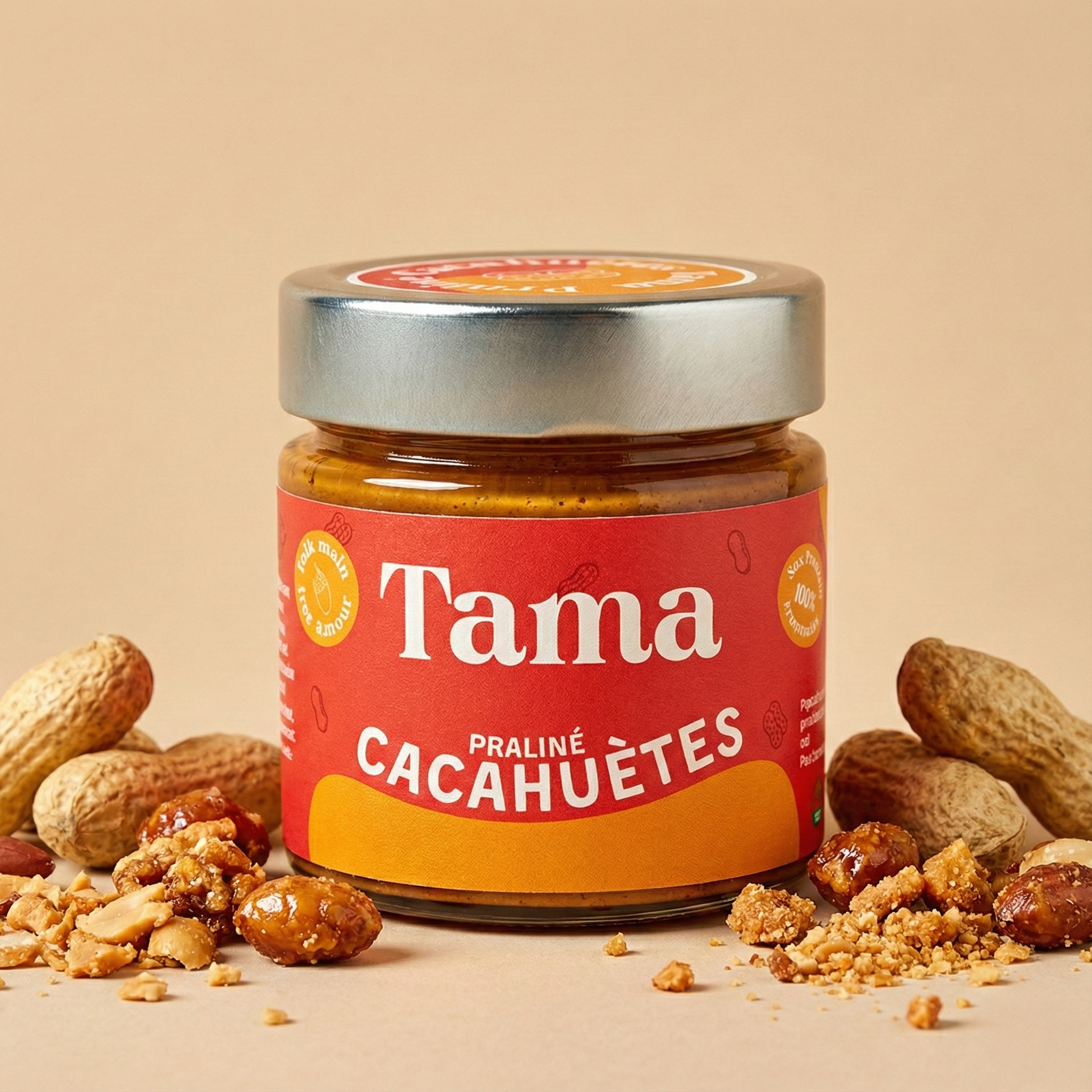 Pots de praliné Cacahuètes